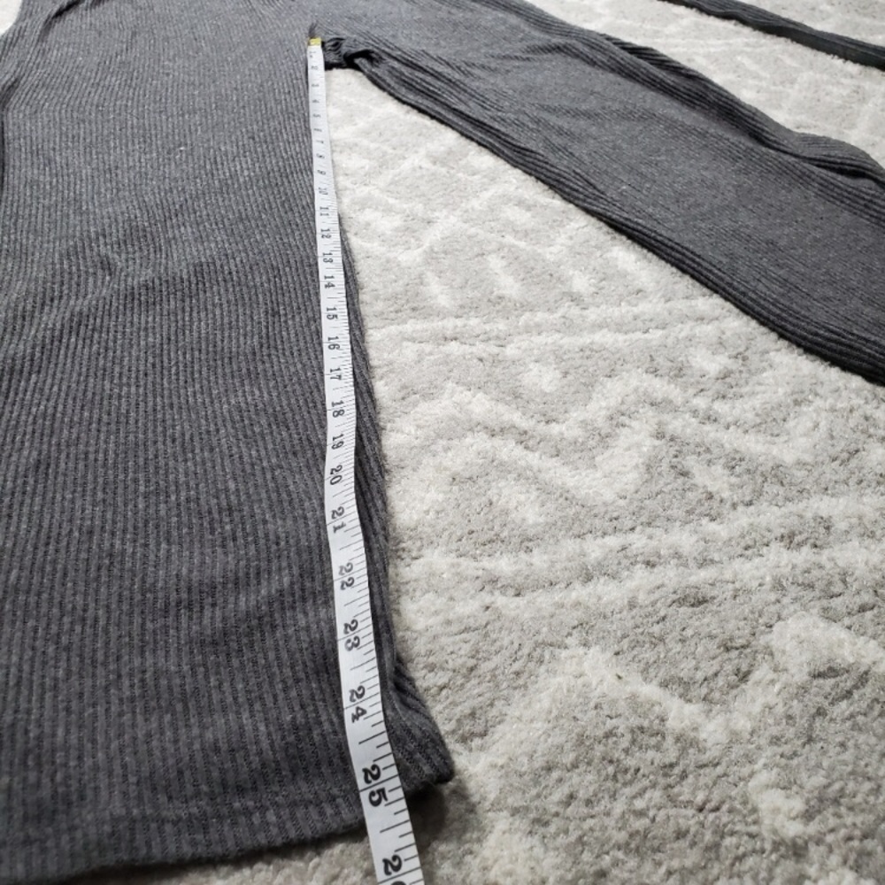 NWT Urban Outfitters UO Ribbed Wide Leg Jumpsuit in Gray - Picture 10 of 13